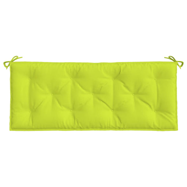 Gartenbank Auflagen Knallgrün 120x50cm 2er Set