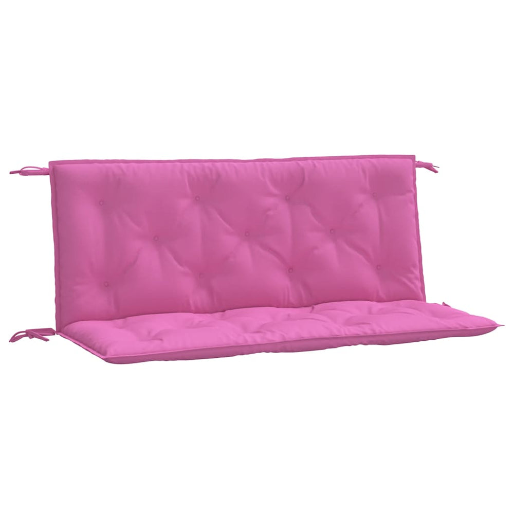 Rosa Gartenbank Auflagen 120x50 cm, 2er Set