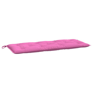 Rosa Gartenbank Auflagen 120x50 cm, 2er Set