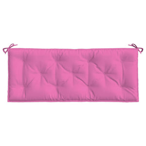 Rosa Gartenbank Auflagen 120x50 cm, 2er Set