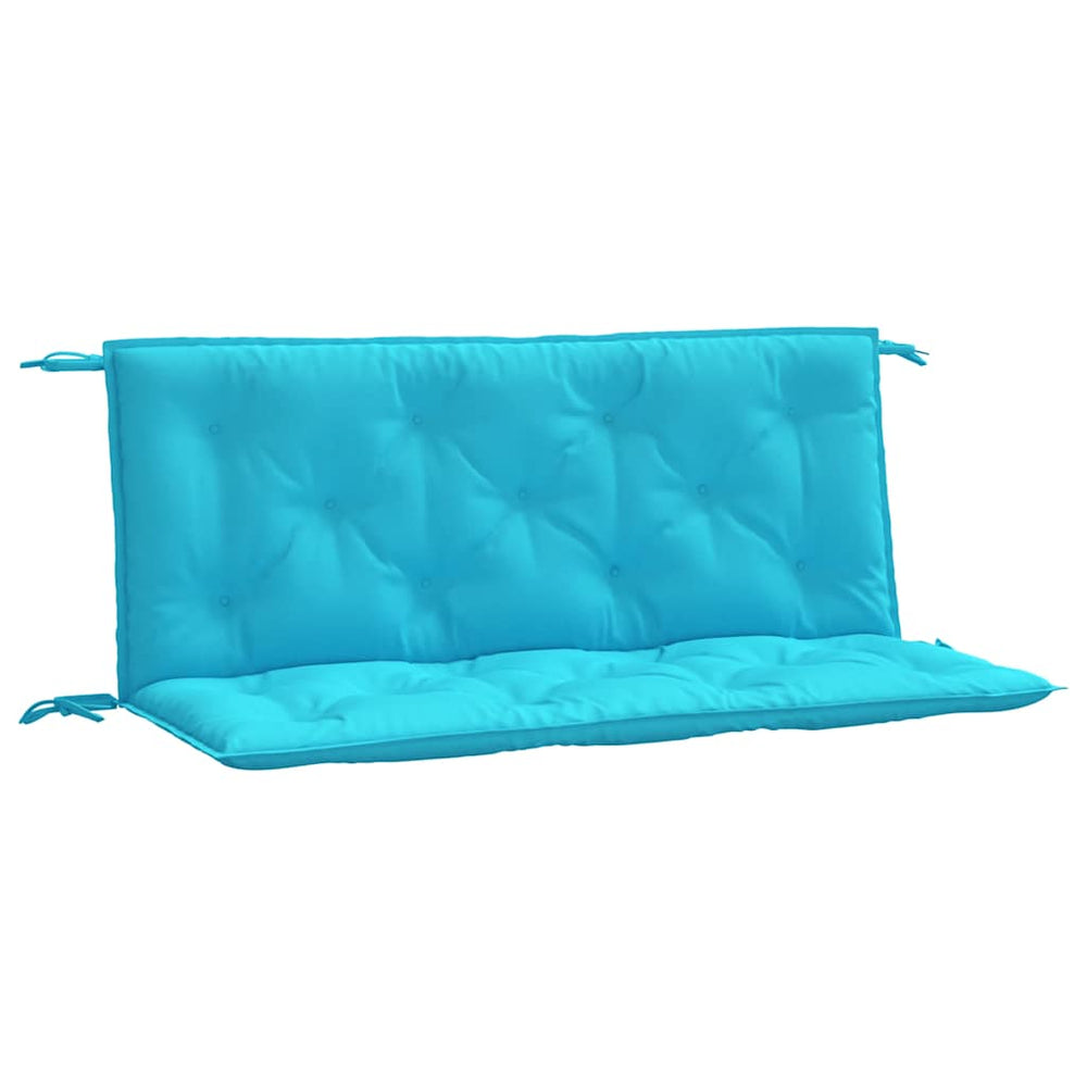 Türkise Gartenbank Auflagen 120x50 cm, 2er Set