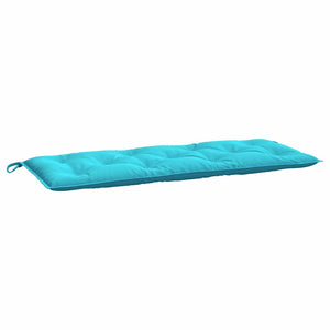 Türkise Gartenbank Auflagen 120x50 cm, 2er Set