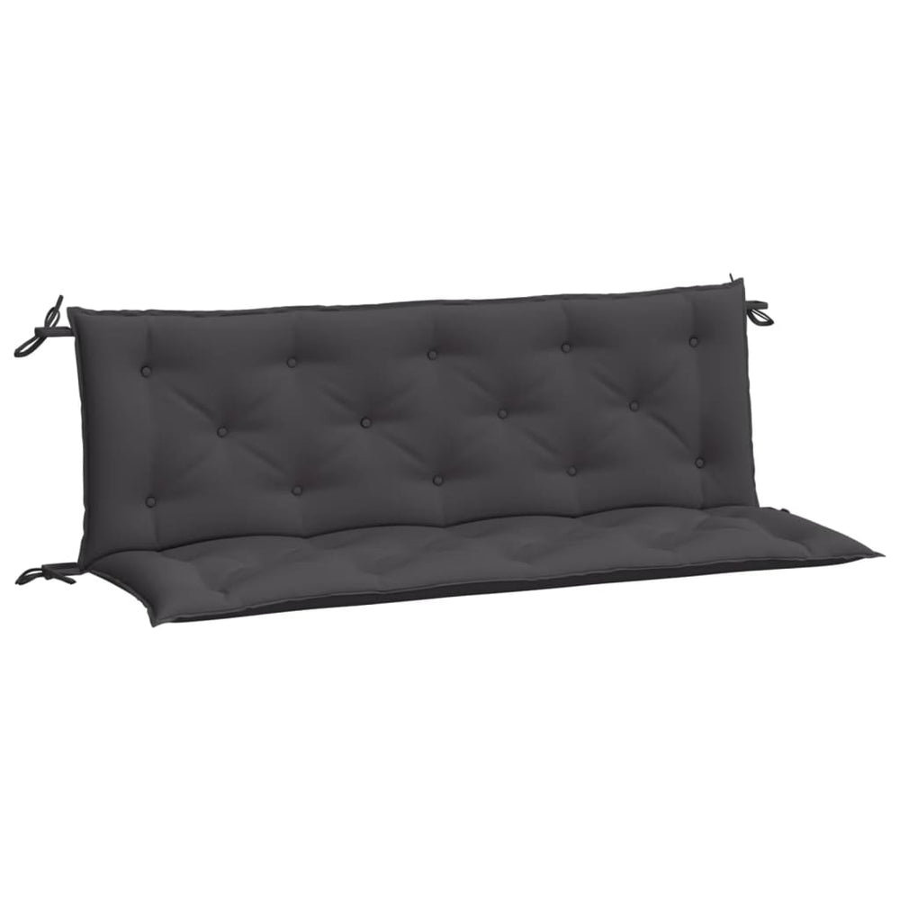 Gartenbank Auflagen Anthrazit 150 cm, 2er Set