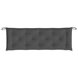 Gartenbank Auflagen Anthrazit 150 cm, 2er Set