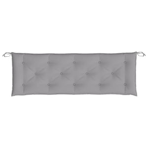Gartenbank Auflagen Grau 150x50 cm, 2er Set