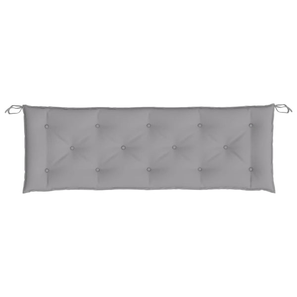 Gartenbank Auflagen Grau 150x50 cm, 2er Set