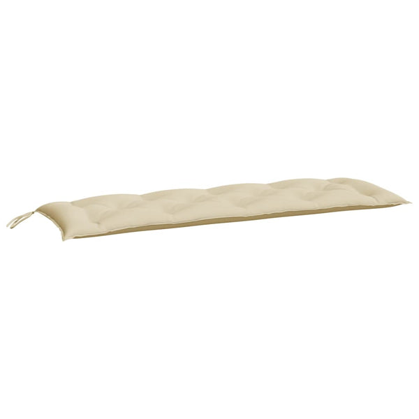 Beige Gartenbank Auflagen 150x50 cm, 2er Set