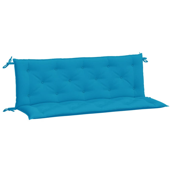 Gartenbank Auflagen Hellblau 150x50x7 cm, 2er Set