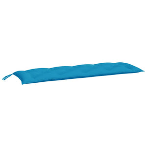 Gartenbank Auflagen Hellblau 150x50x7 cm, 2er Set