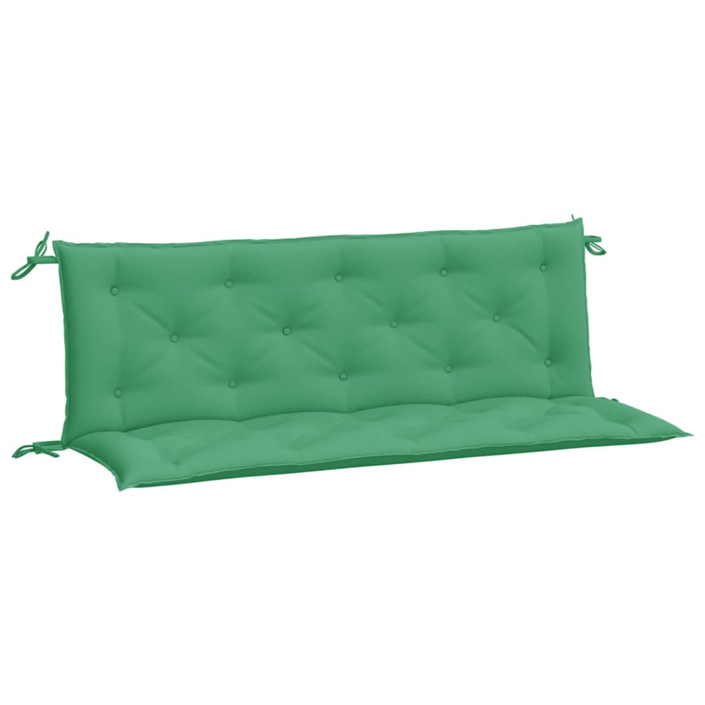 Grüne Gartenbank Auflagen 150 cm, 2er-Set
