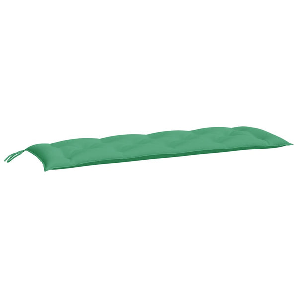 Grüne Gartenbank Auflagen 150 cm, 2er-Set