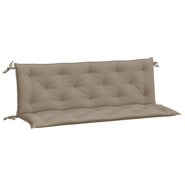 Gartenbank Auflagen Taupe 150x50 cm 2er Set