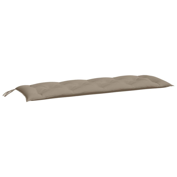 Gartenbank Auflagen Taupe 150x50 cm 2er Set