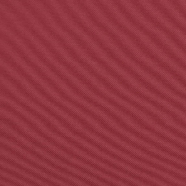 Weinrote Gartenbankauflagen, 2er Set, 150 cm