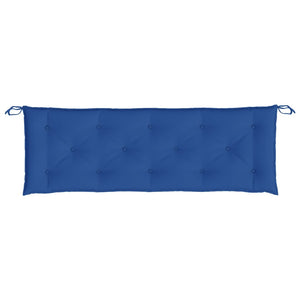 Gartenbank Auflagen Blau 150x50 cm 2er Set