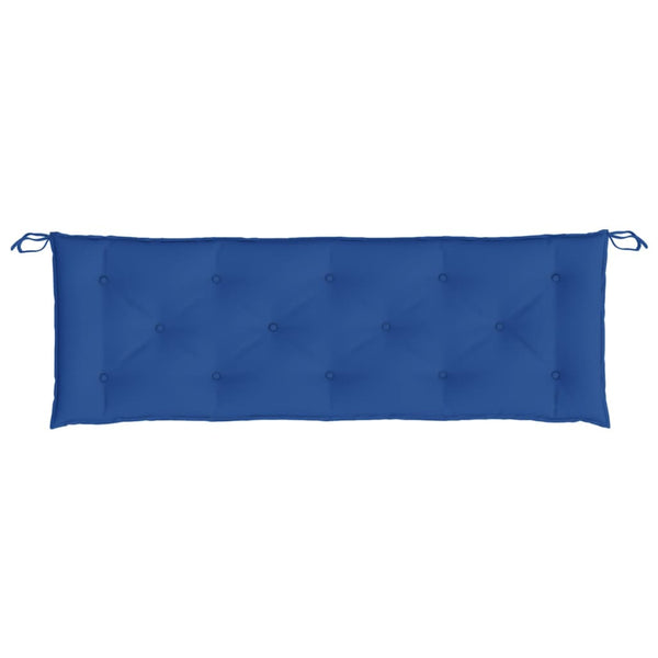Gartenbank Auflagen Blau 150x50 cm 2er Set