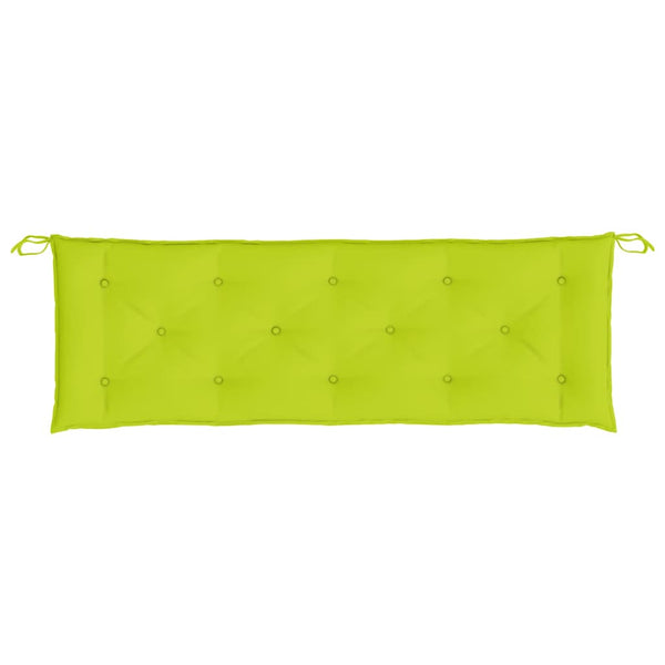 Gartenbank Auflagen 2er Set Knallgrün 150 cm