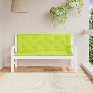 Gartenbank Auflagen 2er Set Knallgrün 150 cm
