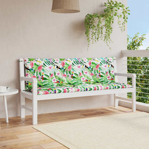 Gartenbank Auflagen Mehrfarbig 150x50cm 2er Set