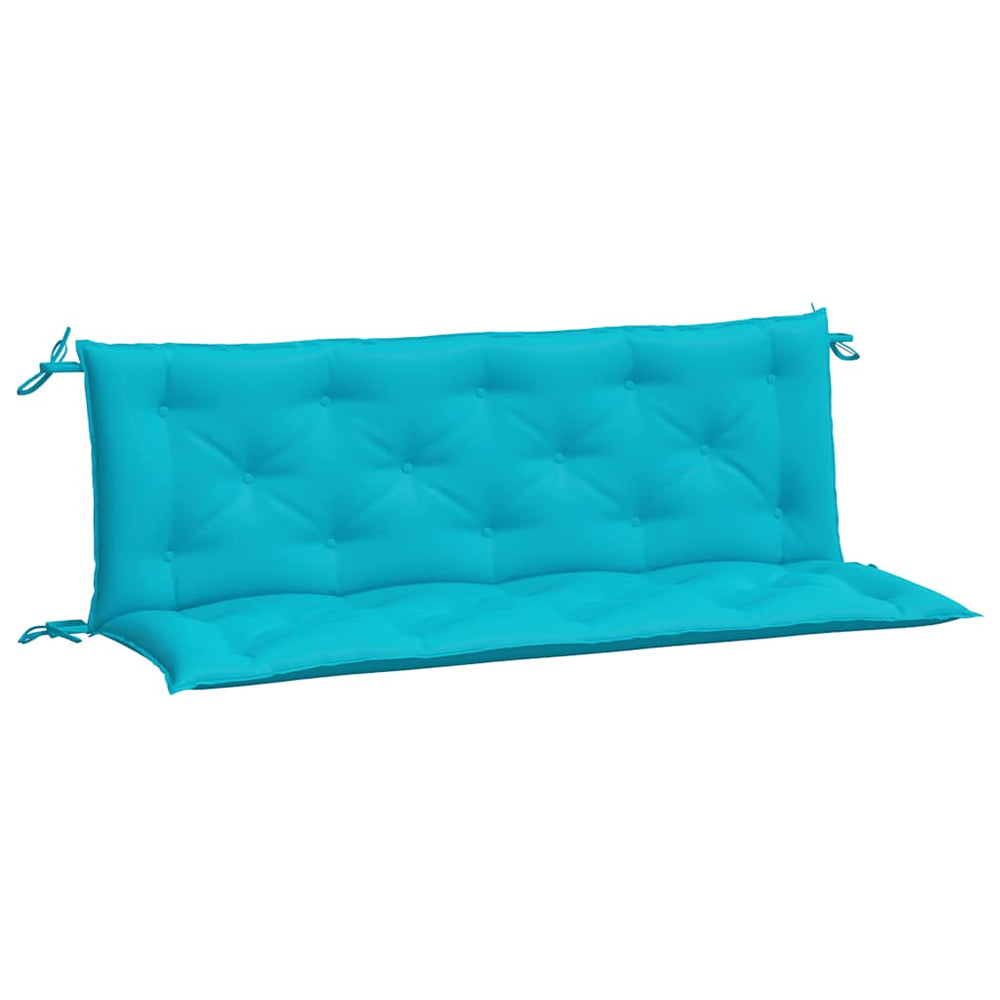 Türkise Gartenbank Auflagen 2er Set 150 cm