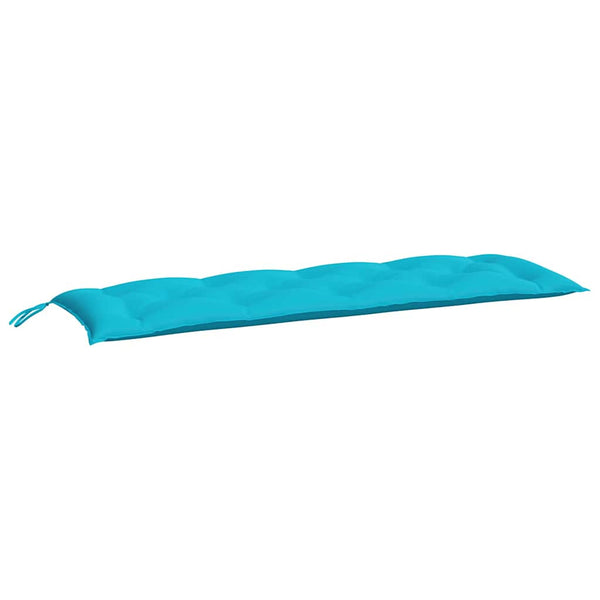 Türkise Gartenbank Auflagen 2er Set 150 cm