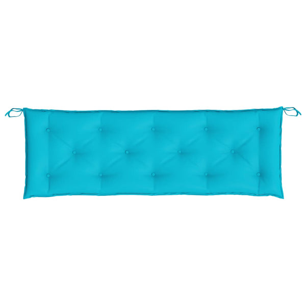 Türkise Gartenbank Auflagen 2er Set 150 cm