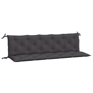 Gartenbank Auflagen 2er Set Anthrazit 180 cm