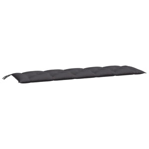 Gartenbank Auflagen 2er Set Anthrazit 180 cm