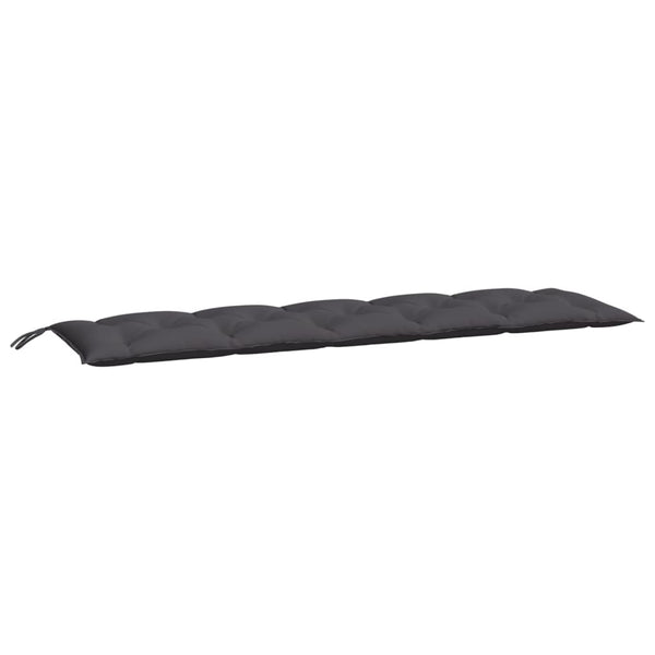 Gartenbank Auflagen 2er Set Anthrazit 180 cm