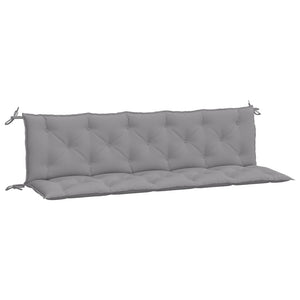 Gartenbank Auflagen 2er Set Grau 180 cm