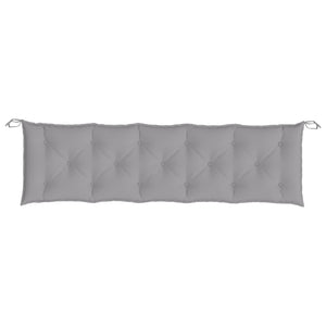 Gartenbank Auflagen 2er Set Grau 180 cm