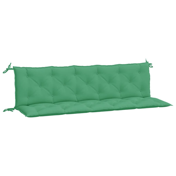 Gartenbank Auflagen Grün 180 cm, 2er-Set