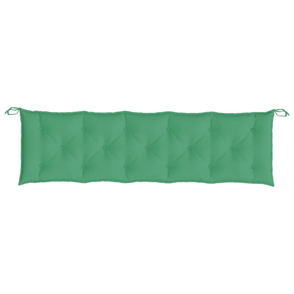 Gartenbank Auflagen Grün 180 cm, 2er-Set