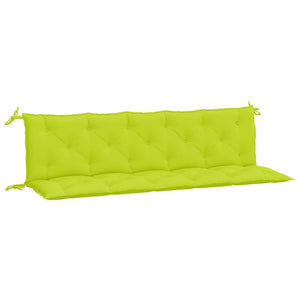 Gartenbank Auflagen Hellgrün 180 cm, 2er-Set