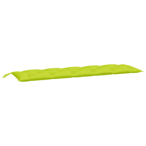 Gartenbank Auflagen Hellgrün 180 cm, 2er-Set
