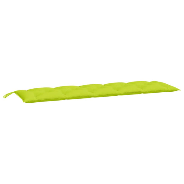 Gartenbank Auflagen Hellgrün 180 cm, 2er-Set