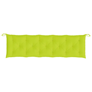 Gartenbank Auflagen Hellgrün 180 cm, 2er-Set