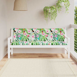 Gartenbank Auflagen 2er Set Mehrfarbig