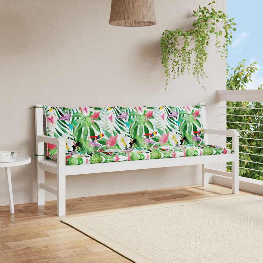 Gartenbank Auflagen 2er Set Mehrfarbig