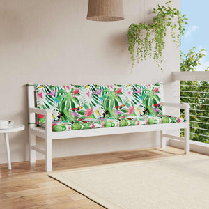 Gartenbank Auflagen 2er Set Mehrfarbig