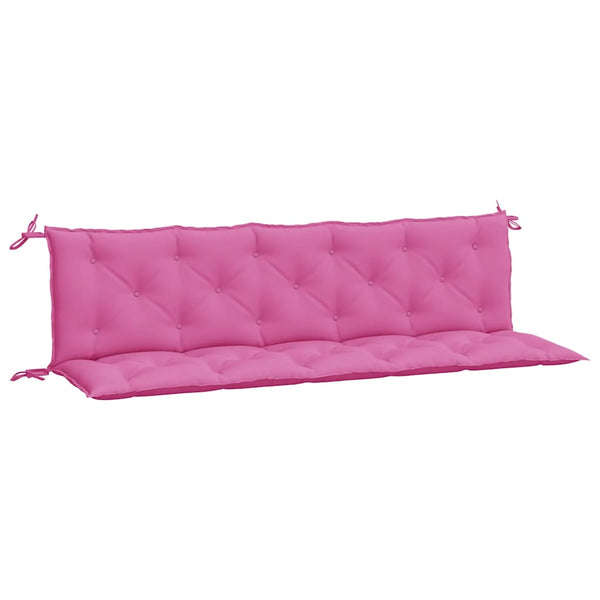 Gartenbankauflagen 2er Set Rosa