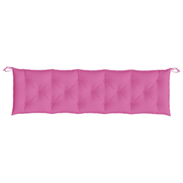 Gartenbankauflagen 2er Set Rosa