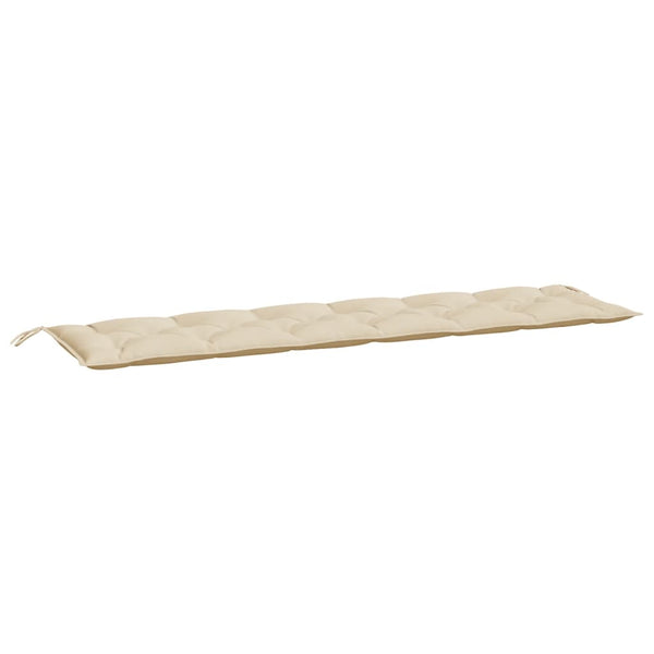 vidaXL Garden Bench Cushions 2 pcs Beige 200x50x7 cm Oxford Fabric