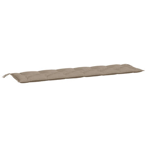 Gartenbank Auflagen 2er Set Taupe 200 cm