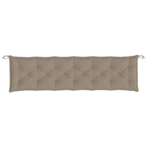 Gartenbank Auflagen 2er Set Taupe 200 cm