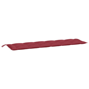 Weinrote Gartenbank Auflagen 2er Set