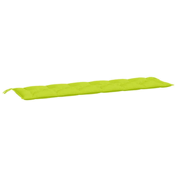 Gartenbank Auflagen Hellgrün 2er Set 200 cm