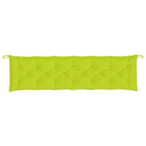 Gartenbank Auflagen Hellgrün 2er Set 200 cm