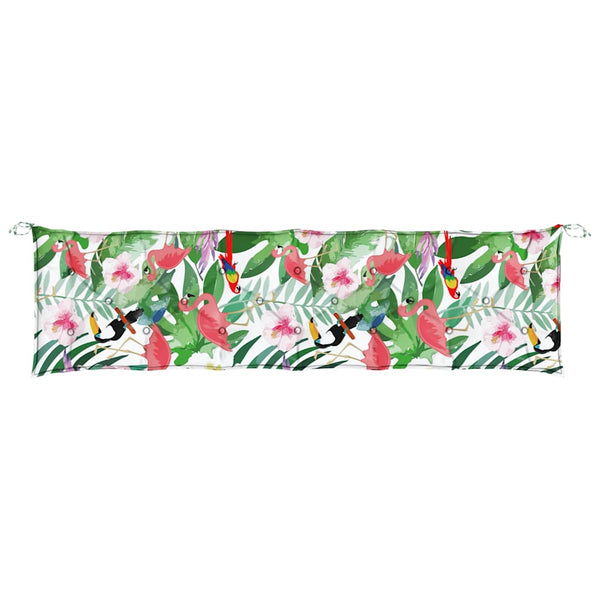 Gartenbank Auflagen 2er Set Mehrfarbig 200 cm