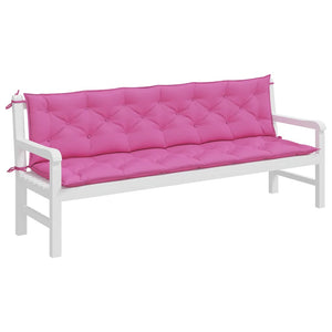 Gartenbank Auflagen Rosa 2er Set